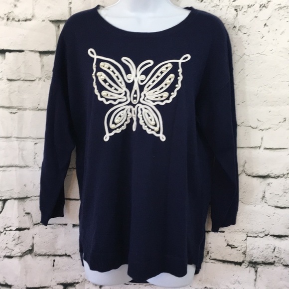 Lauren Michelle butterfly sweater - Picture 1 of 5